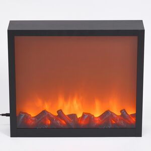 Электрический камин без обогрева Модерн 41*35 см, металл Koopman фото 2