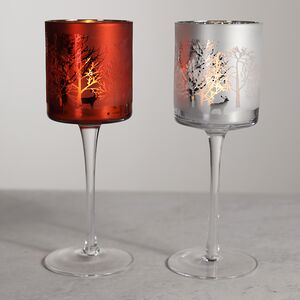 Декоративный подсвечник Адальюр 20 см серебряный Edelman фото 6