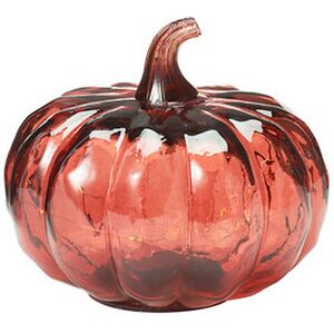 Светящаяся фигурка Тыква Dunkeld 13 см красная, таймер, на батарейках Koopman фото 1
