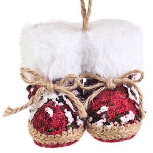 Елочная игрушка Сапожки - Winter Wonderland 9 см Koopman фото 3