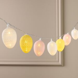 Светодиодная гирлянда на батарейках Пасхальные Яйца 1.35 м, 10 теплых белых LED ламп, таймер, IP20