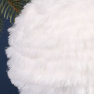 Елочный шар-снежок Fluffy Snowballs 12 см белый Koopman фото 4