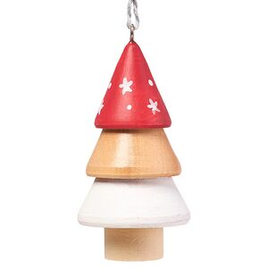 Елочные игрушки Елочки - Leverano Lari 9 см, набор 4 шт Koopman фото 2