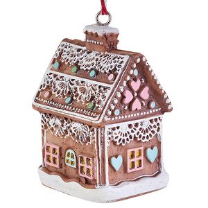 Елочные игрушки Пряничные Домики - Sweet Storm 6 см, набор 4 шт Koopman фото 3