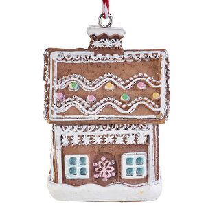 Елочные игрушки Пряничные Домики - Sweet Storm 6 см, набор 4 шт Koopman фото 6