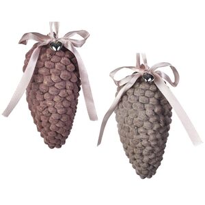 Набор елочных игрушек Шишки Bakoli - Verduno 13 см, 12 шт