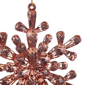 Набор елочных игрушек Снежинки Diamante 12 см, 3 шт Koopman фото 5