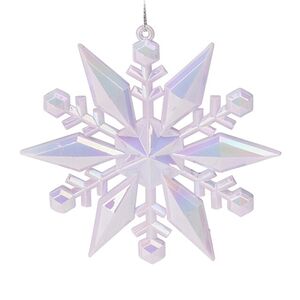 Елочная игрушка Снежинка - Maclaren Lilac 12 см, подвеска Koopman фото 5