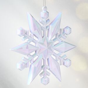 Елочная игрушка Снежинка - Maclaren Lilac 12 см, подвеска Koopman фото 3