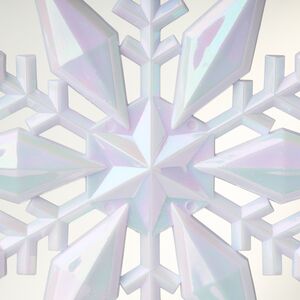 Елочная игрушка Снежинка - Maclaren Lilac 12 см, подвеска Koopman фото 4