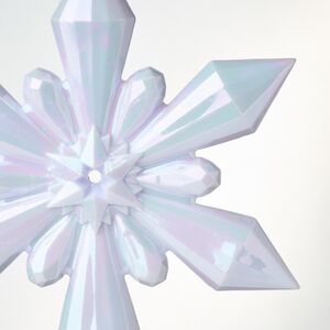 Елочная игрушка Снежинка - Savolle Lilac 12 см, подвеска Koopman фото 2