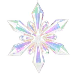 Елочная игрушка Снежинка - Savolle Bow 12 см, подвеска Koopman фото 5