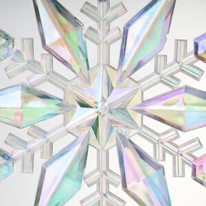 Елочная игрушка Снежинка - Maclaren Bow 12 см, подвеска Koopman фото 4