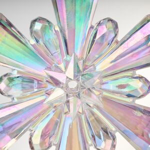 Елочная игрушка Снежинка - Savolle Bow 12 см, подвеска Koopman фото 4