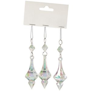 Набор елочных игрушек Crystal Muskes - Чарующая Магия 9 см, 3 шт