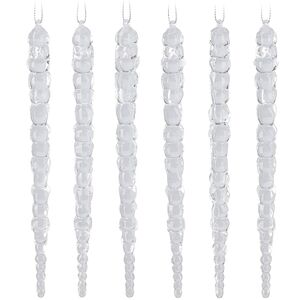 Набор елочных игрушек Сосульки Almaden - Reus 25 см, 6 шт