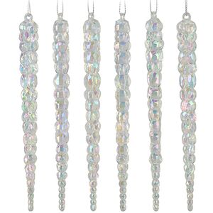 Набор елочных игрушек Сосульки Almasan - Reus 25 см, 6 шт