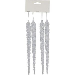 Набор елочных игрушек Сосульки Манреса - Ройс 30 см, 4 шт Koopman фото 1