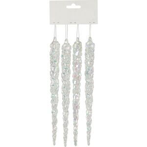 Набор елочных игрушек Сосульки Лоренсо - Ройс 30 см, 4 шт Koopman фото 1