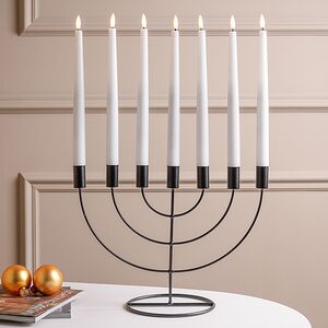 Подсвечник канделябр на 7 свечей Адажио 35 см, черный Koopman фото 2