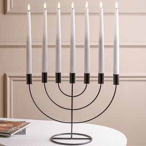 Подсвечник канделябр на 7 свечей Адажио 35 см, черный Koopman фото 5