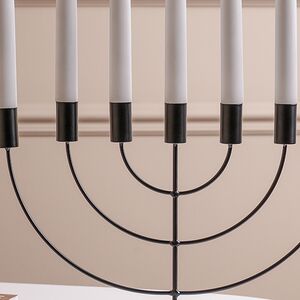 Подсвечник канделябр на 7 свечей Адажио 35 см, черный Koopman фото 3