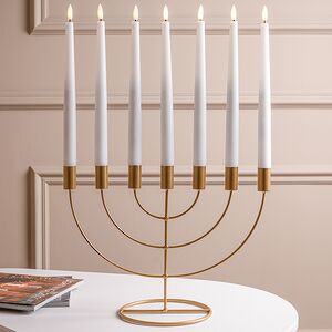 Подсвечник канделябр на 7 свечей Адажио 35 см, золотой Koopman фото 5