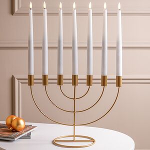 Подсвечник канделябр на 7 свечей Адажио 35 см, золотой Koopman фото 2