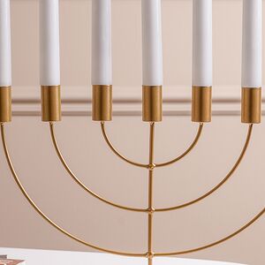 Подсвечник канделябр на 7 свечей Адажио 35 см, золотой Koopman фото 3