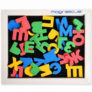 Обучающий набор Мягкие магнитные буквы с игровыми заданиями Magneticus фото 2