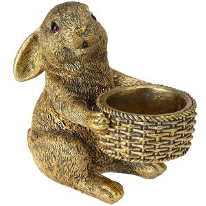 Декоративный подсвечник Rabbit - Holding Basket 13 см Koopman фото 1