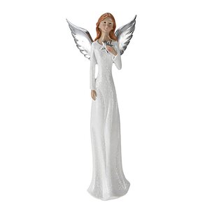 Статуэтка Ангел Шарлотта с серебряными крыльями 22 см Koopman фото 2