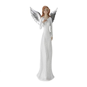 Статуэтка Ангел Шарлотта с серебряными крыльями 22 см Koopman фото 3