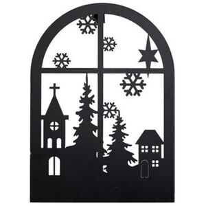 Настенное украшение Светильник Burnley 35*25 см, 15 теплых белых LED ламп, на батарейках, таймер