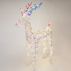 Светодиодная фигура Олень Astrid 80 см, 200 теплых белых микро LED ламп, таймер, IP44 Koopman фото 1
