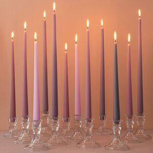 Высокая свеча 40 см Андреа Velvet темный шоколад Candleslight фото 9