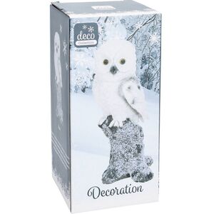 Декоративная фигурка Сова Манфредо на дереве 21 см Koopman фото 2