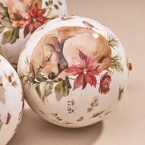 Набор елочных шаров Little Pets - Котята и Щенки 8 см, 4 шт Koopman фото 2