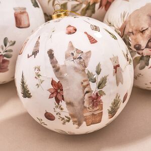 Набор елочных шаров Little Pets - Котята и Щенки 10 см, 4 шт Koopman фото 2