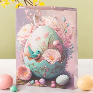 Подарочный пакет Пасхальный натюрморт 23*17 см