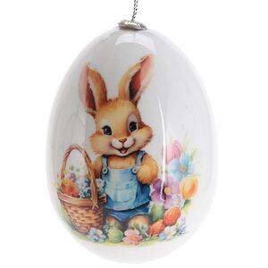 Пасхальные украшения Яйца: Easter Bunnies 7 см, 4 шт, подвеска Koopman фото 3