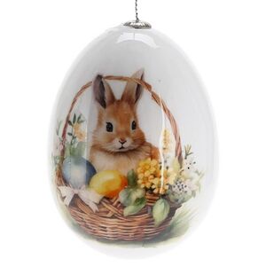 Пасхальные украшения Яйца: Easter Bunnies 7 см, 4 шт, подвеска Koopman фото 4