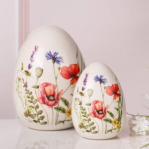 Декоративная фигурка Яйцо - Красные Маки