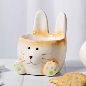 Подставка для пасхального яйца Кролик Питер 7*6 см зеленая