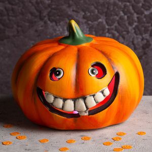 Фигурка на Хэллоуин Одержимая Тыква 14 см с подсветкой Koopman фото 6