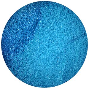 Цветной песок для творчества Мелкий 1 кг, голубой