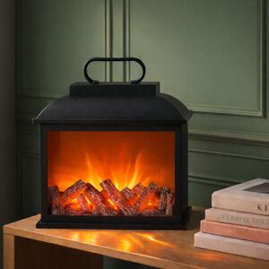 Светодиодный камин Бротон 30*30 см, на батарейках