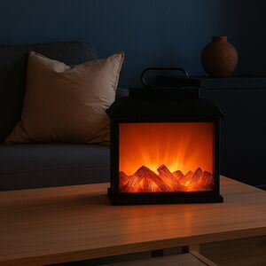 Светодиодный камин Brotone 30*30 см, на батарейках