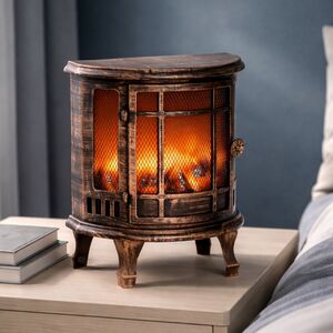 Светодиодный камин Дабрен 30*24 см, на батарейках