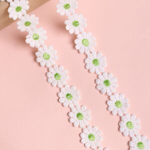 Декоративная лента Ромашка 200*5 см зеленая Koopman (Купман) фото 4